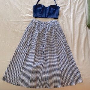 Reformation Orzo set never worn, 100% linen. Size 4/6